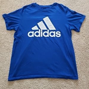Blue Adidas t shirt